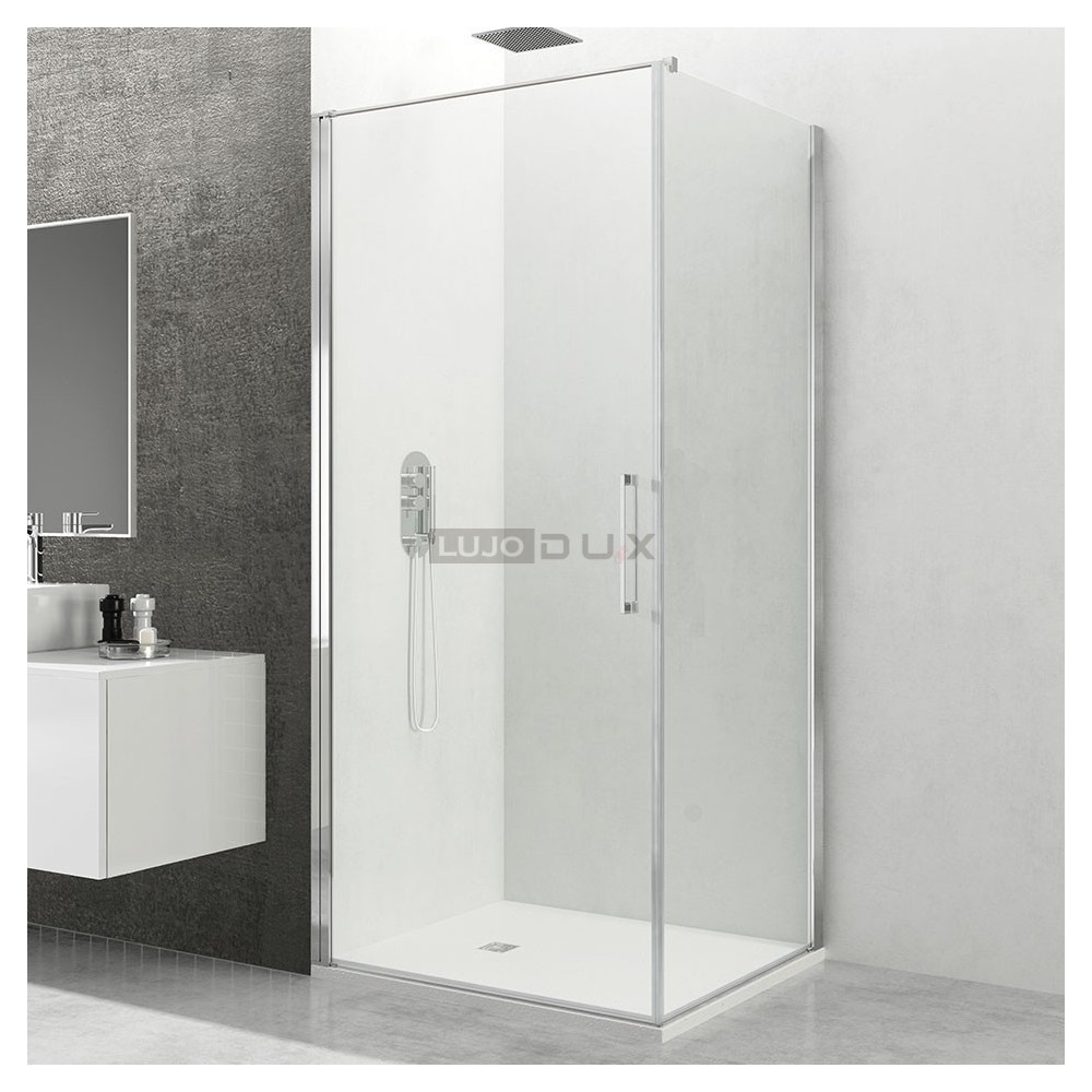 Mampara de ducha Open Combi A con lateral fijo Mampara de ducha Open Combi A con lateral fijo