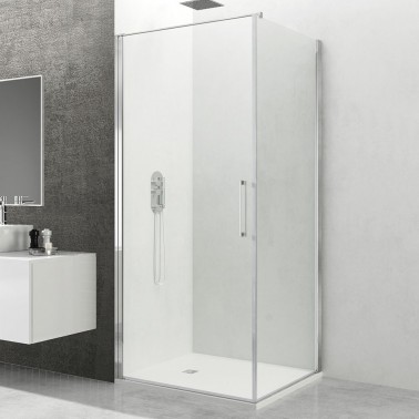 Mampara de ducha Open Combi A con lateral fijo