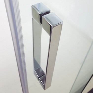 Mampara de ducha Aktual Spazio 2 fijos y 2 correderas tirador