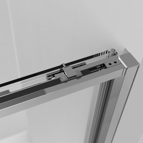 Mampara de ducha Twenty Spazio 2 fijos y 2 correderas apertura soft close