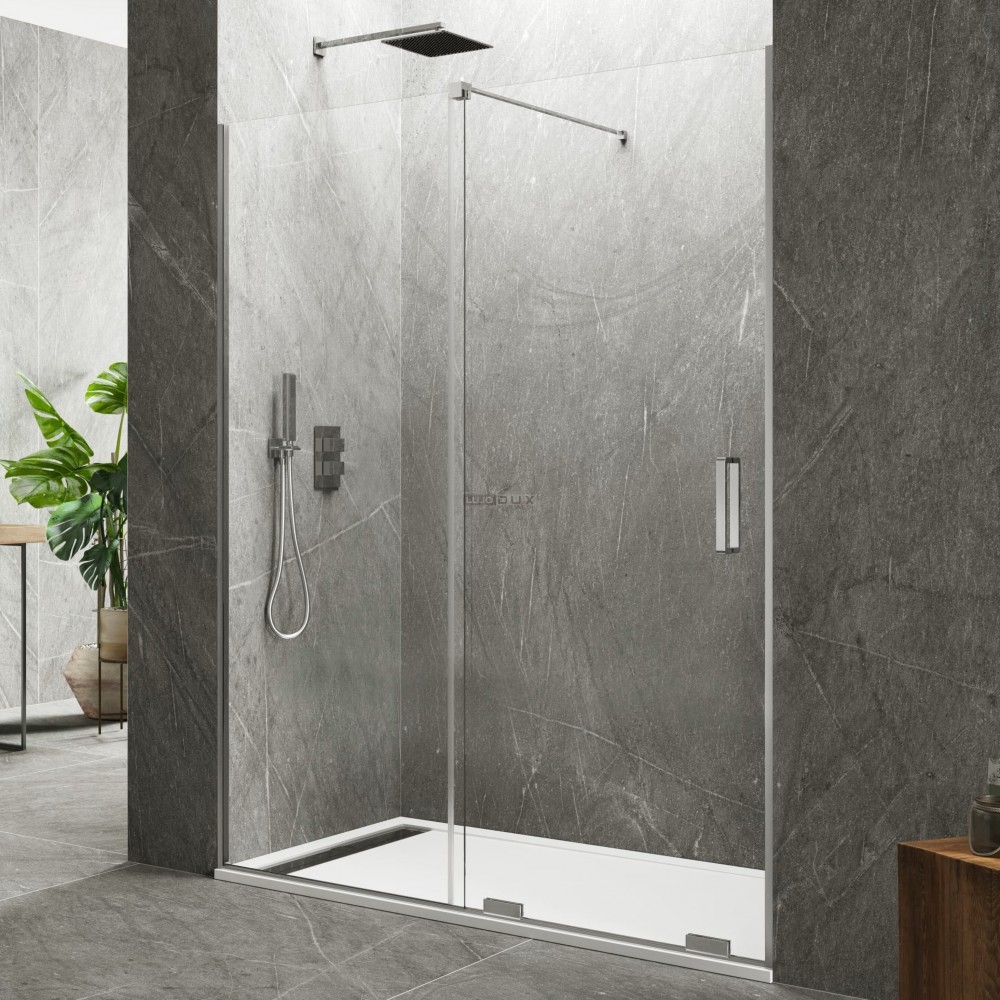 Mampara de ducha Kenna 1 fijo y 1 corredera