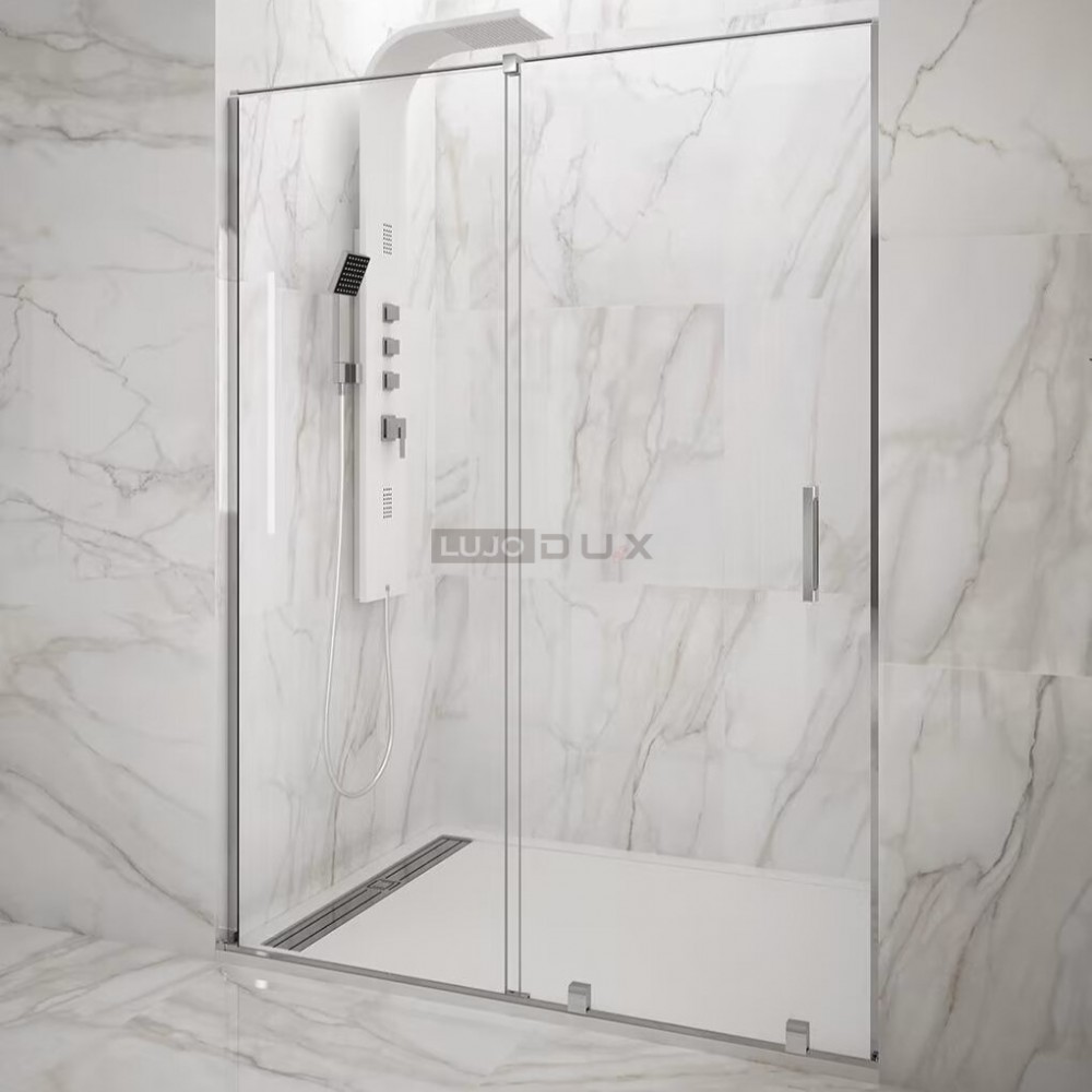 Mampara de ducha Vitro 1 fijo y 1 corredera