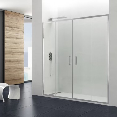 Mampara de ducha Prestige Spazio 2 fijos y 2 correderas