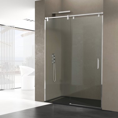 Mampara de ducha Futura 1 fijo y 1 corredera