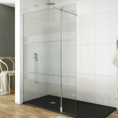 Mampara de ducha Screen 35 bisagras 180º decorado frost plus