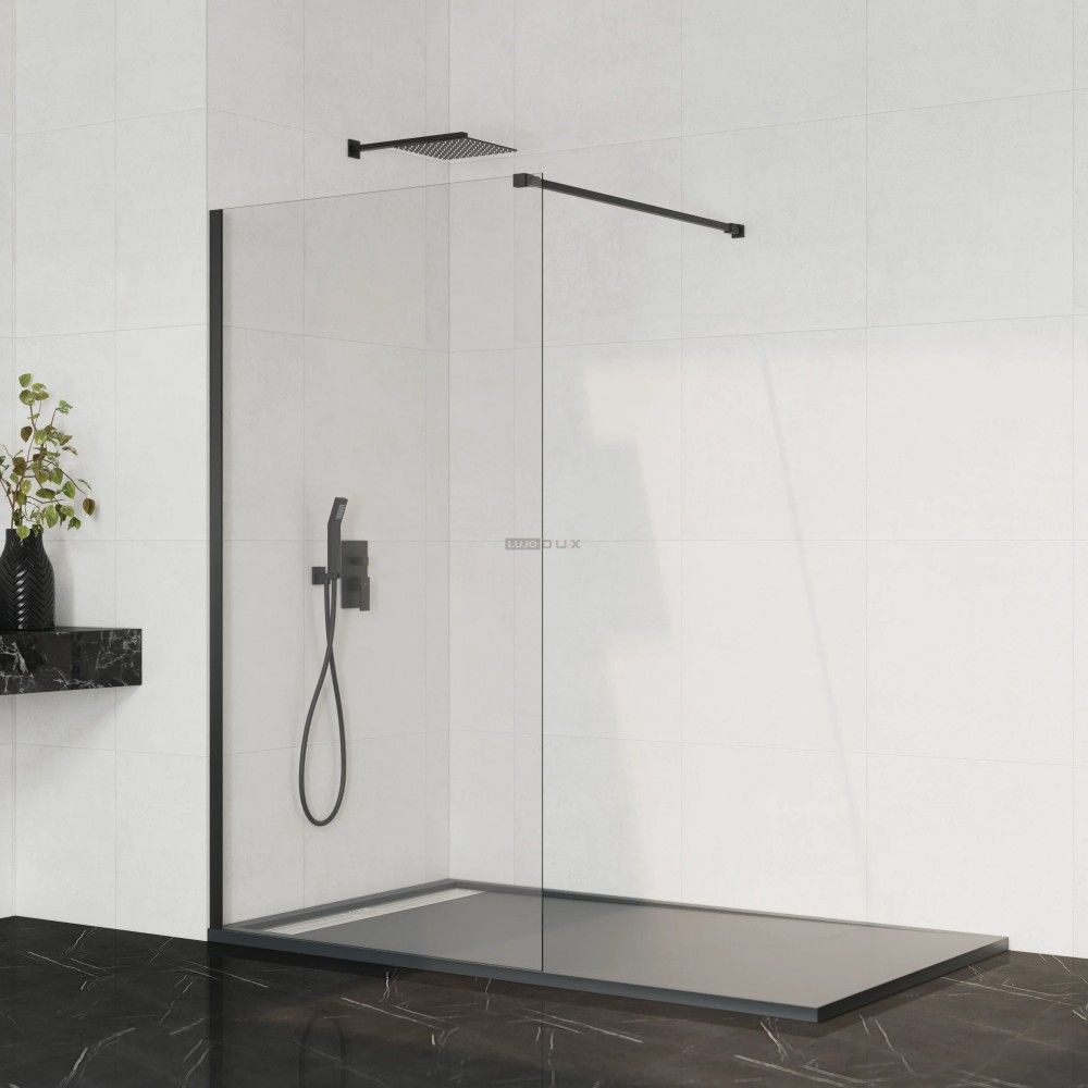 Mampara de ducha Screen Black fijo