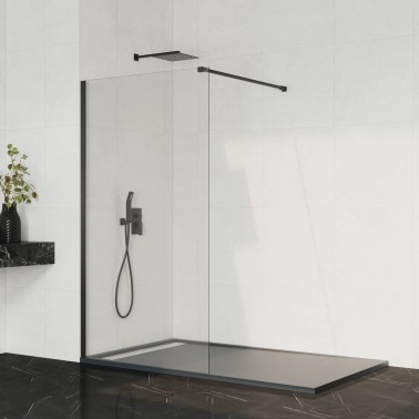 Mampara de ducha Screen Black fijo