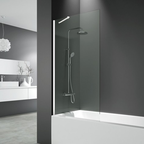 Mampara de bañera Screen fijo blanco