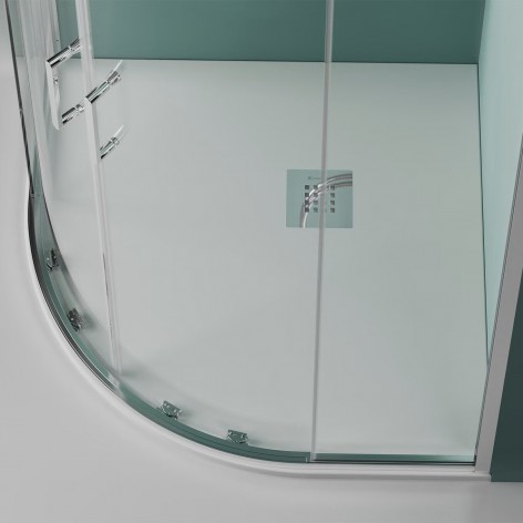 Mampara de ducha Prisma semicircular