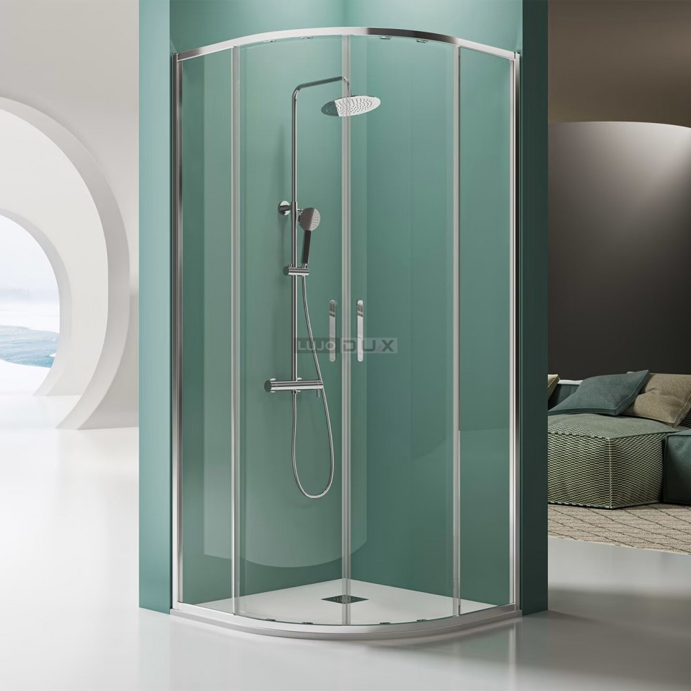 Mampara de ducha Prisma semicircular