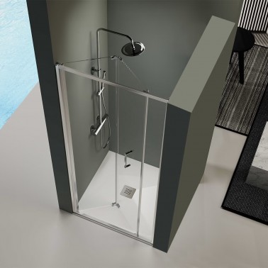 Mampara de ducha Prisma plegable