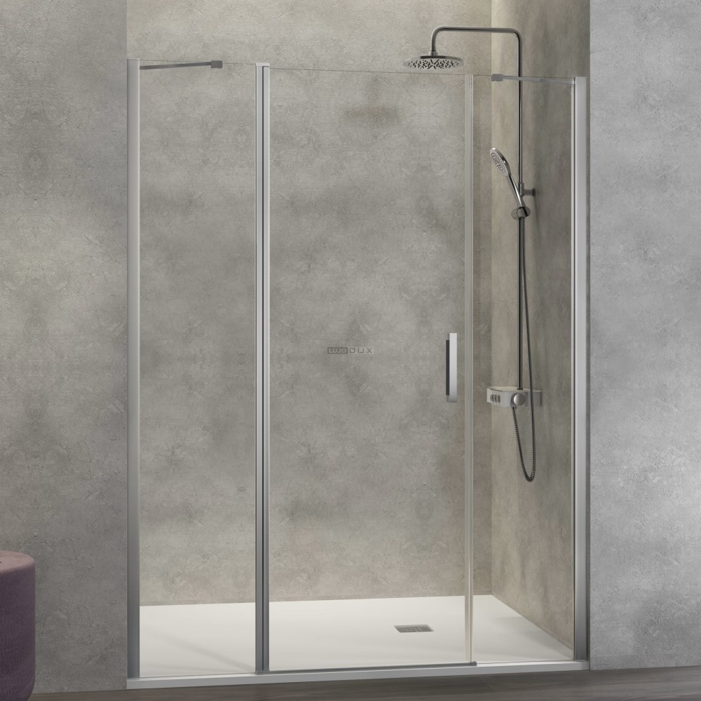 Mampara de ducha Nardi fijo y abatible y fijo