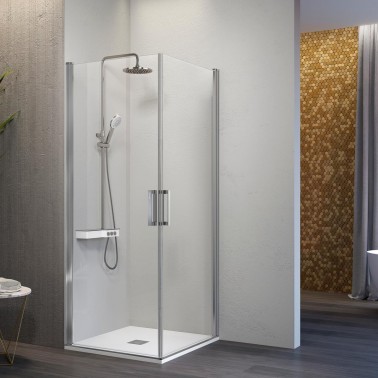 Mampara de ducha Nardi dos abatibles