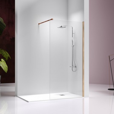 Mampara de ducha Fresh Oro Rosa