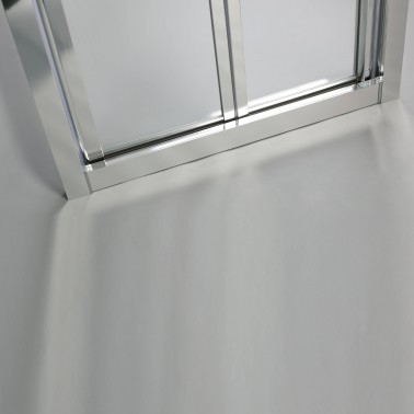 Mampara de ducha Akord plegable guías inferiores