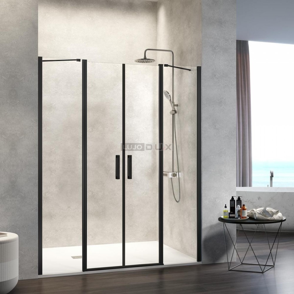 Mampara de ducha Nardi 2 fijos y 2 abatibles