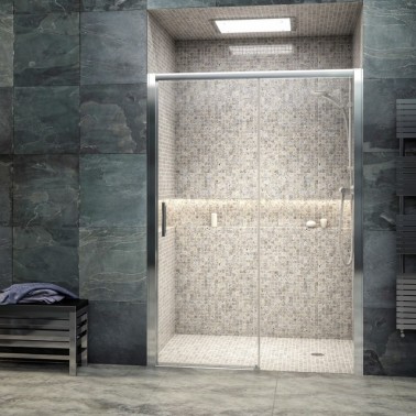 Mampara de ducha Iris1 fijo y corredera