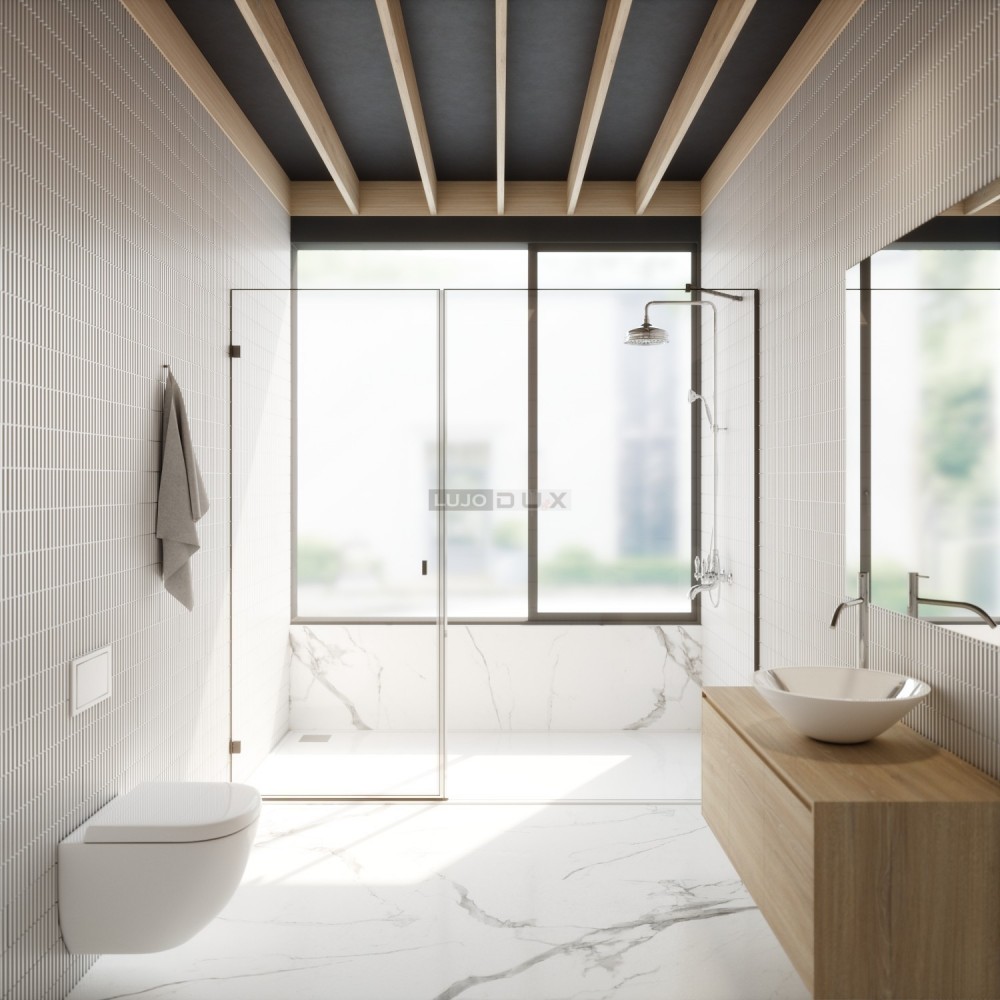 Mampara de ducha Zen Rei fijo y abatible