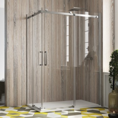Mampara de ducha Liberty angular vértice