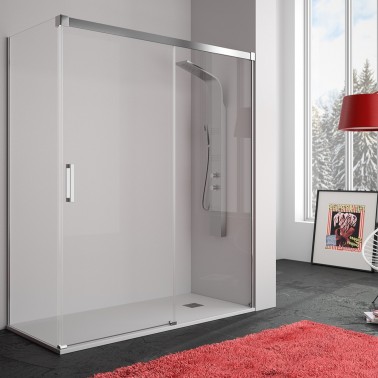 Mampara de ducha Sugar fijo y corredera