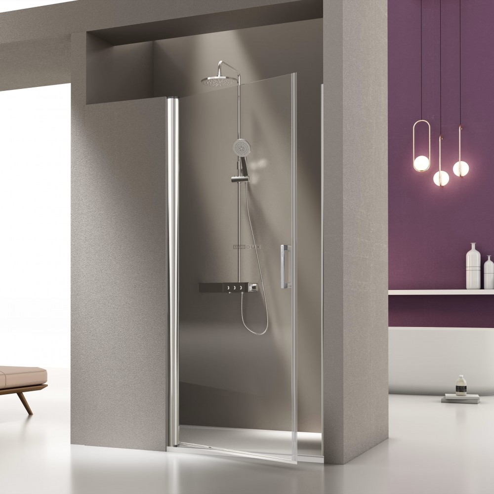 Mampara de ducha Salónica abatible plata