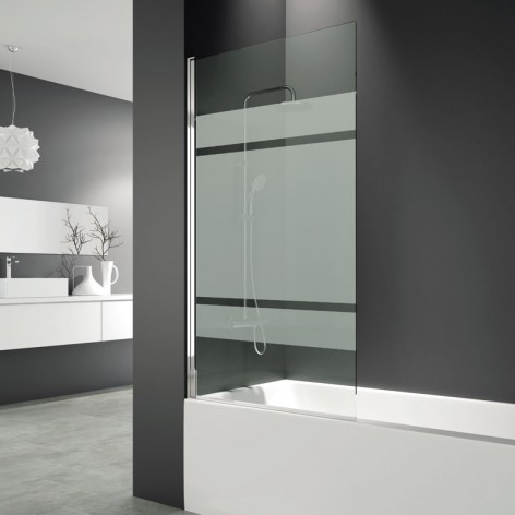 Mampara de bañera Open 1 hoja abatible frost plus