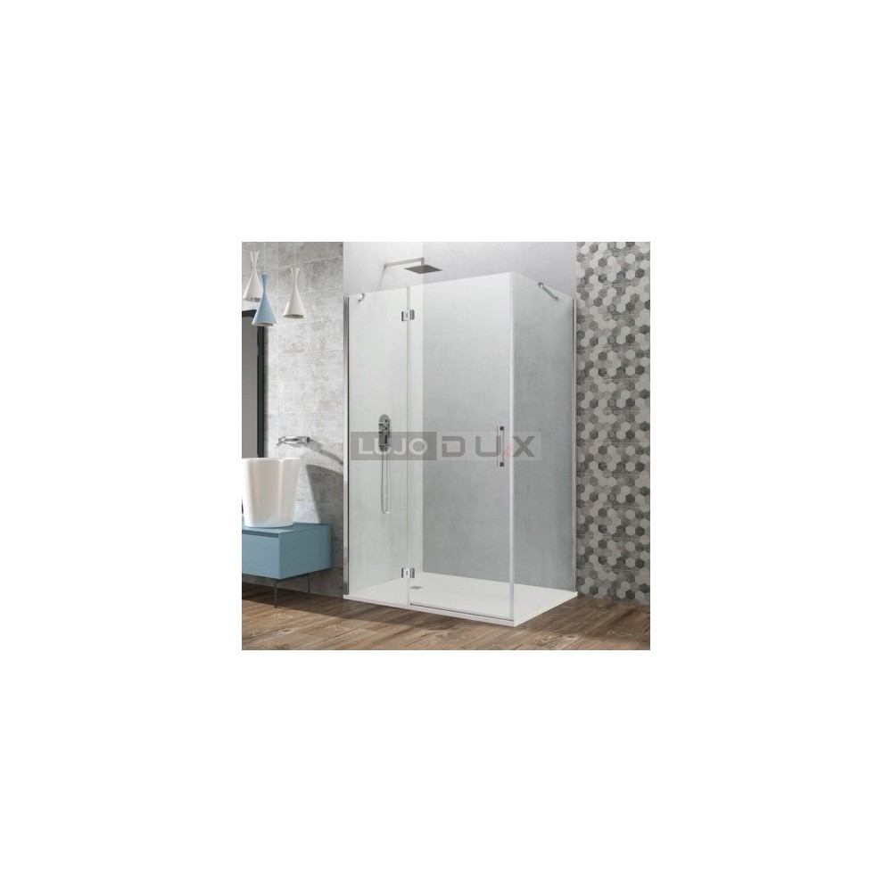 Mampara de ducha Glass Combi C fijo y abatible con lateral fijo