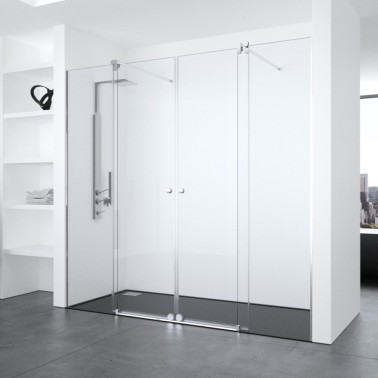 Mampara de ducha Fucsia