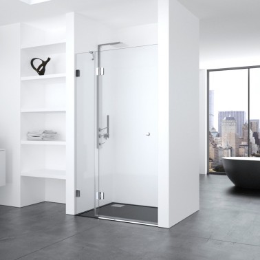 Mampara de ducha George fijo y abatible