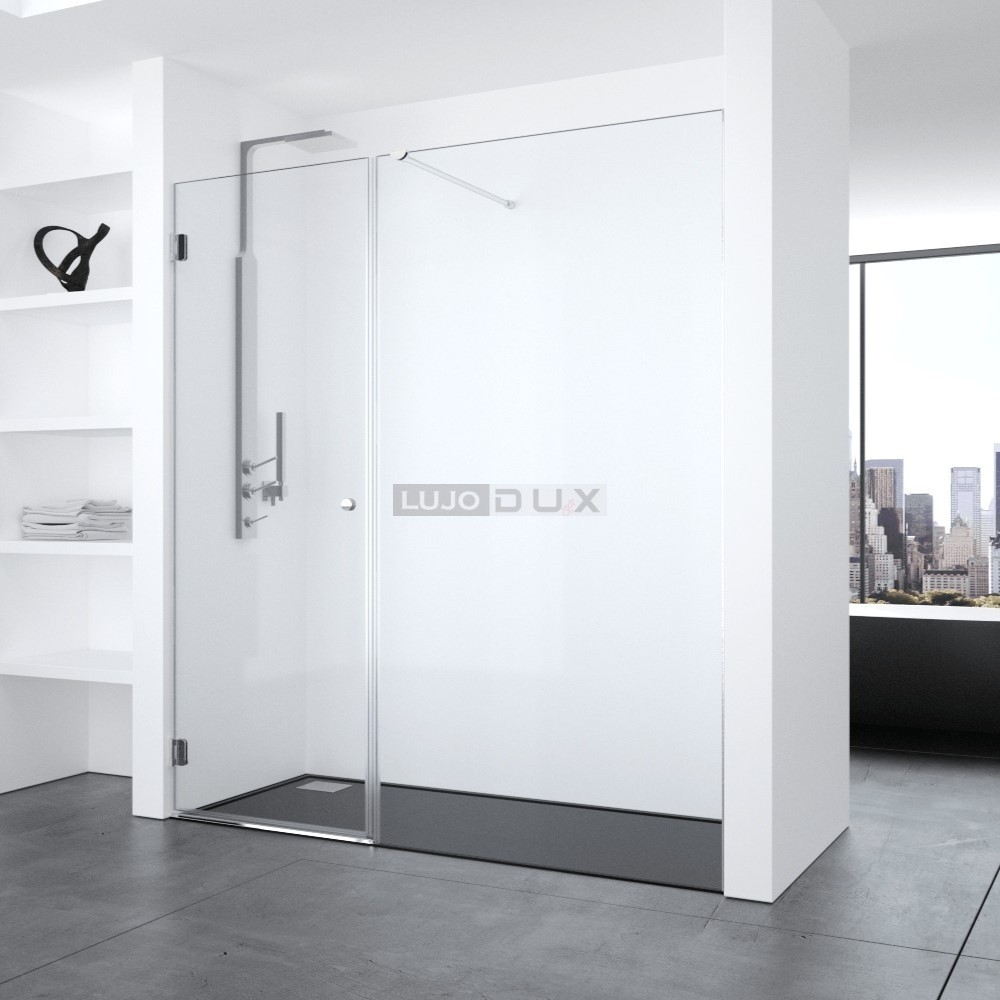 Mampara de ducha Kamose fijo y abatible