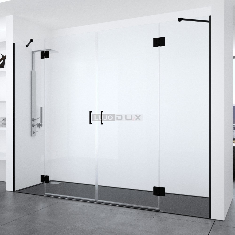 Mampara de ducha Oleo 2 fijos y 2 abatibles