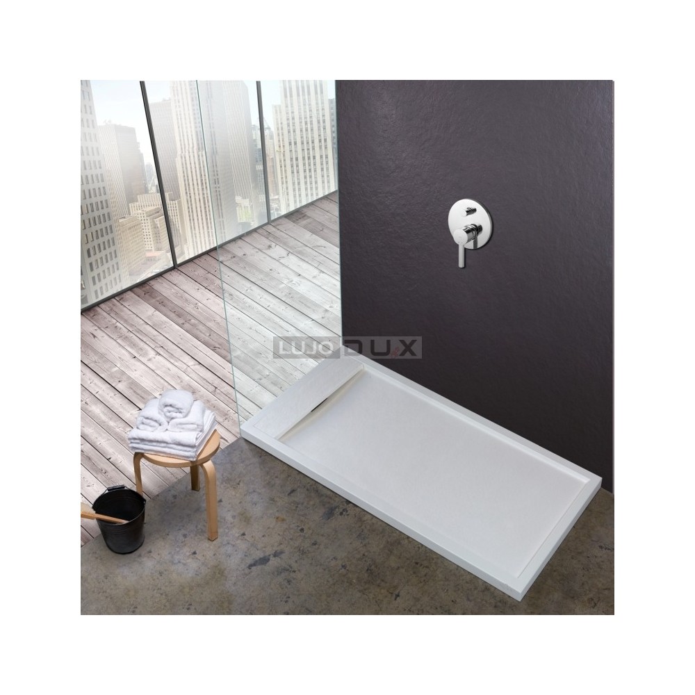 Plato de ducha Serie Lenon blanco