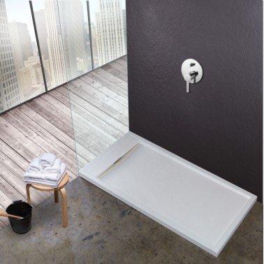 Plato de ducha Serie Lenon blanco