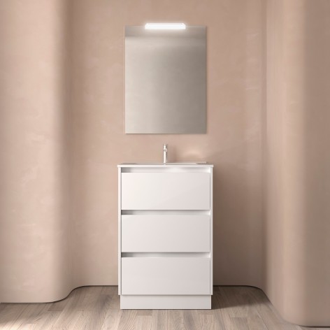 Noja 60/80/100 cm white gloss