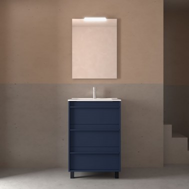 Attila 60/80/100 cm blue satin