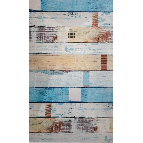 Plato de ducha Stone 3D madera color