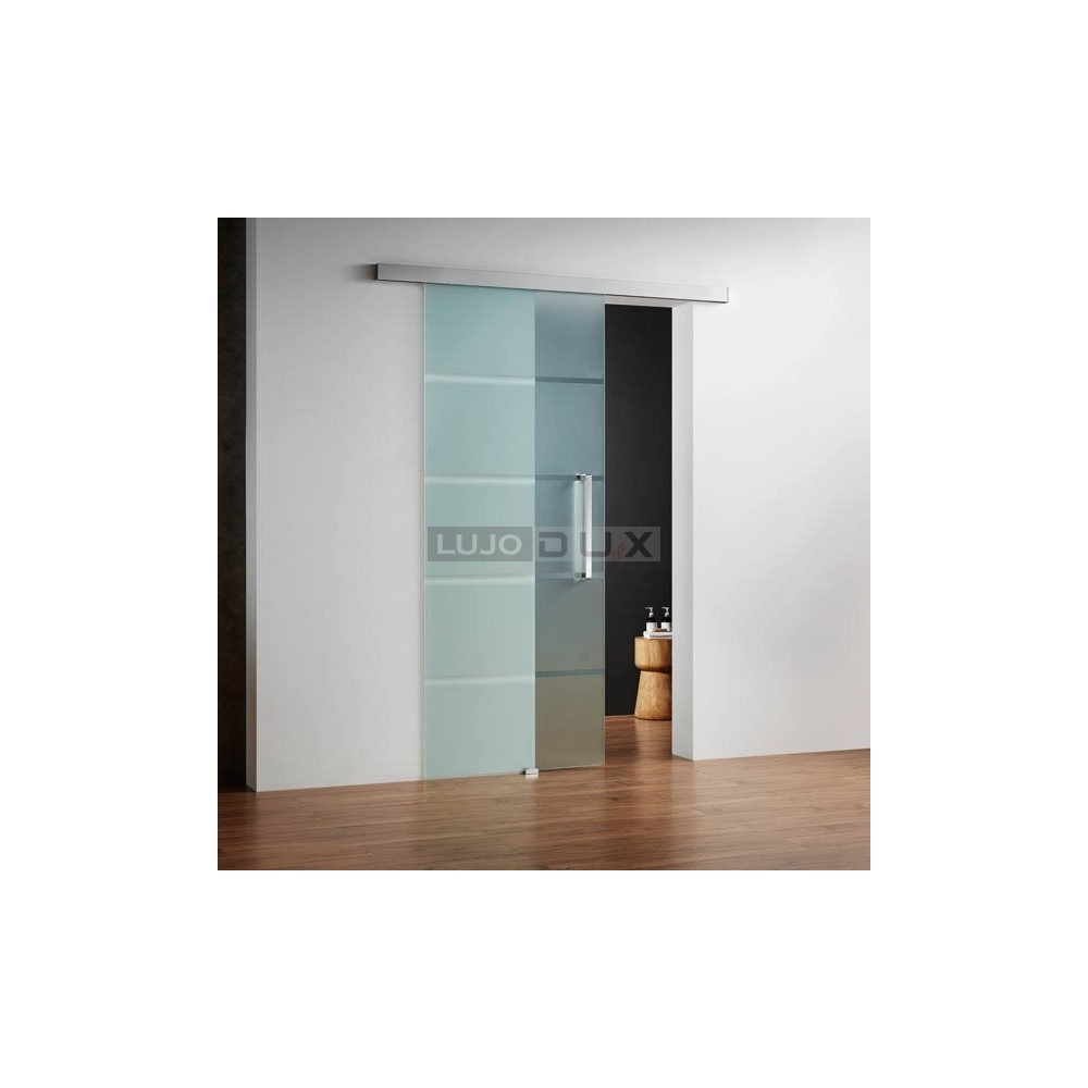 Puerta de paso cromo