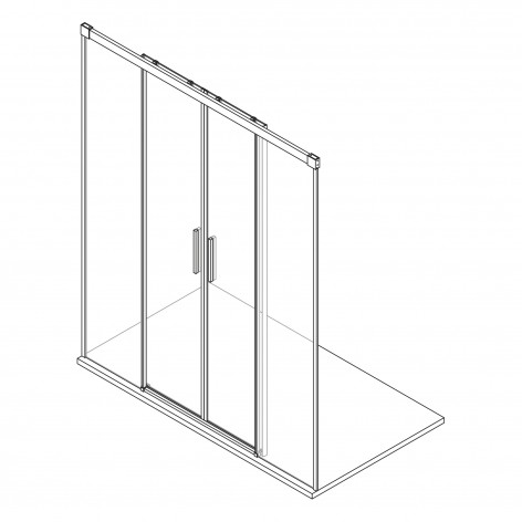 Mampara de ducha Corinto