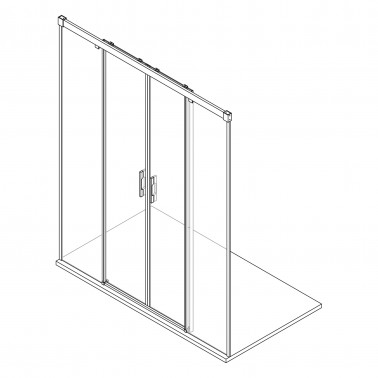 Mampara de ducha Atlántico