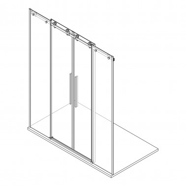 Mampara de ducha Donatello