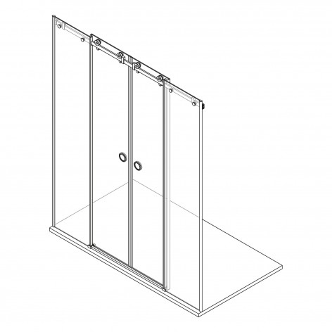 Mampara de ducha Night