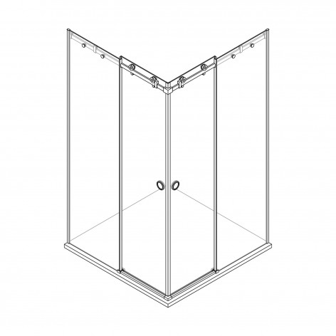 Mampara de ducha Lily