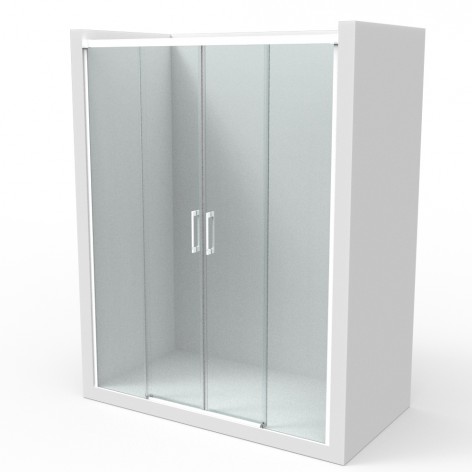 Mampara de ducha PX4 blanco