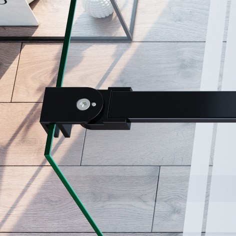 Mampara de ducha Sankio perfilada guías