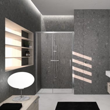 Mampara de ducha Kali 2P