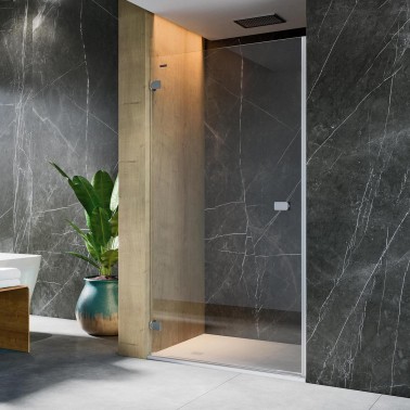 Mampara de ducha D4 Pure abatible