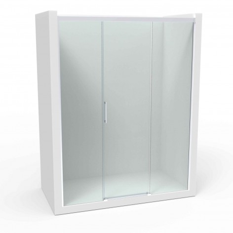 Mampara de ducha Polaris5 plata brillo