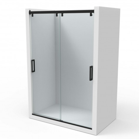 Mampara de ducha Rhea Dúplex1 negro