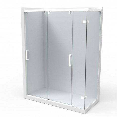 Mampara de ducha Rhea Dúplex3 blanco