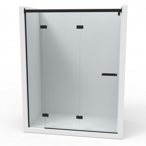 Mampara de ducha Rhea Mix2 negro